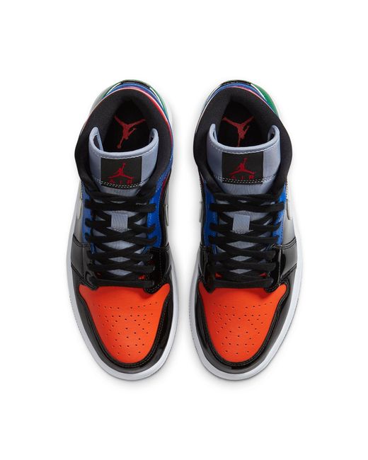 Nike Blue (Wmns) 1 Mid Se 'Multi Patent'