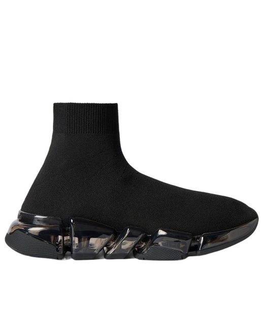 Balenciaga Black (Wmns) Speed 2.0 Clear Sole'