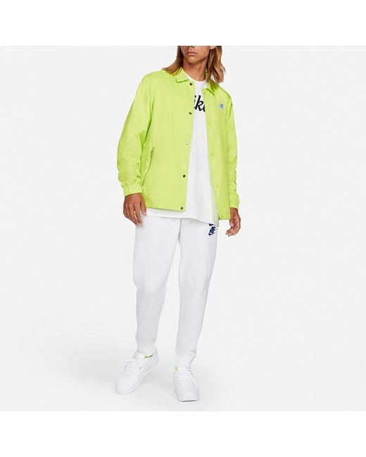 Nike Green Sportswear Airmoji Wvn Jkt Jacket Teeth for men