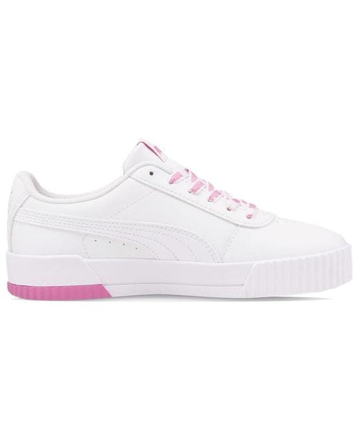 PUMA White (Wmns) Carina Logomania Kadin Sneakers