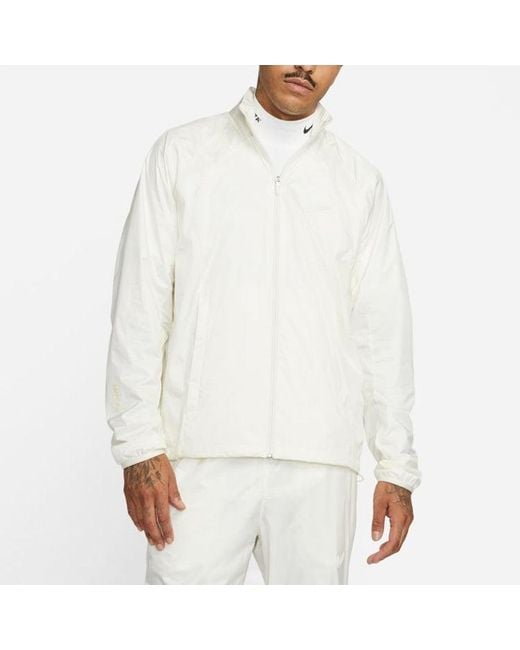 Nike White X Nocta Drake Golf Track Jacket Asia Sizing 'Sail' for men