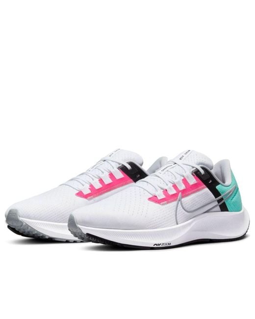 Nike White Air Zoom Pegasus 38 'South Beach' for men