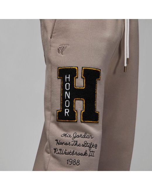 Nike Gray X Honor The Gift Pants 'Moon Fossil' for men