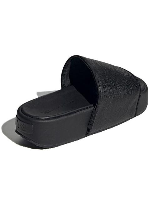 Adidas Black Y-3 Slide for men