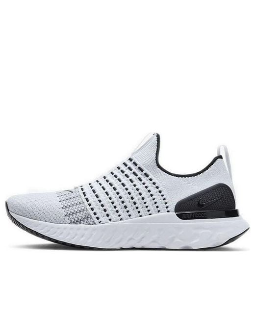 Nike React Phantom Run Flyknit 2 Running Shoes White for men