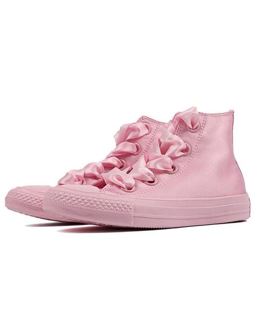 Converse Pink Chuck Taylor All Star Big Eyelet Hi for men