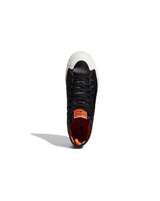 Adidas Black Nizza Hi Rf 'Core' for men