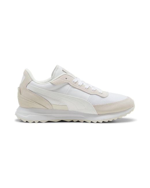 PUMA White Road Rider Suede Vapor' for men