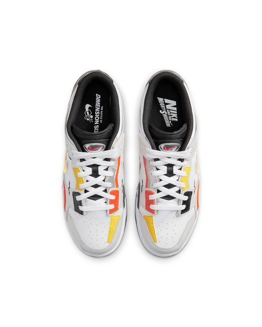 Nike White Dunk Scrap 'Mighty Swooshers' for men