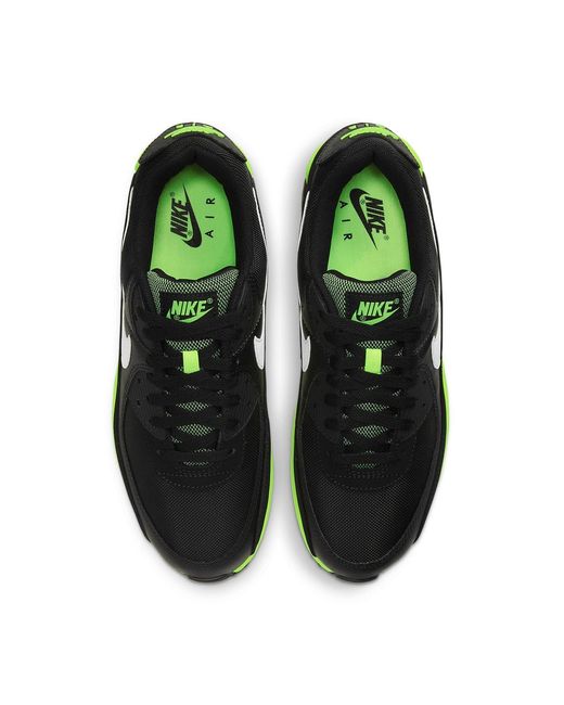 Nike Black Air Max 90 Hot Lime' for men