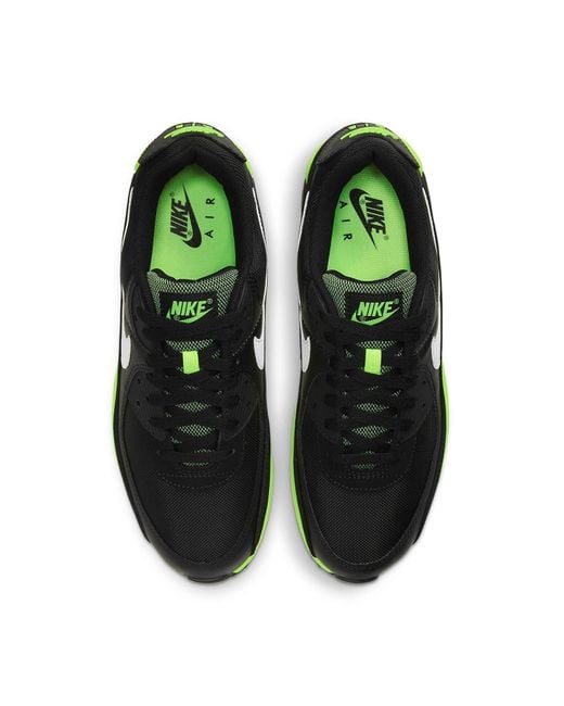 Nike Black Air Max 90 Hot Lime' for men