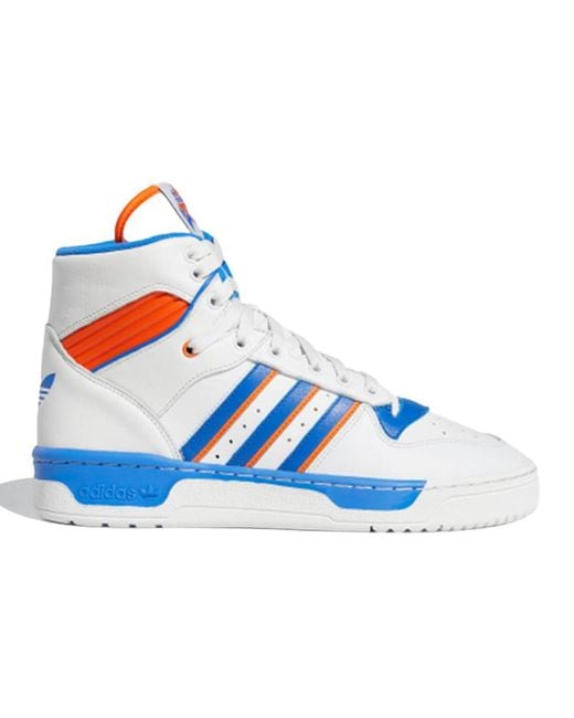 Adidas Blue Rivalry Hi 'Knicks' for men