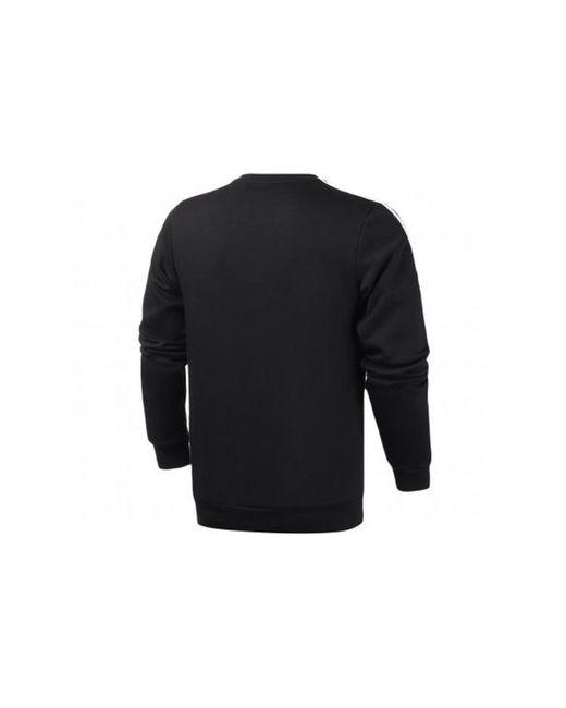 Adidas Black M Crew 3S Training Sports Pullover for men