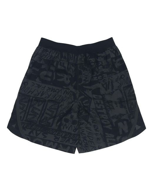 Under Armour Blue Destroy All Miles Shorts for men