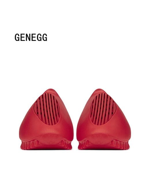 GENEGG Red Foam Runner Whale 'Ruby' for men