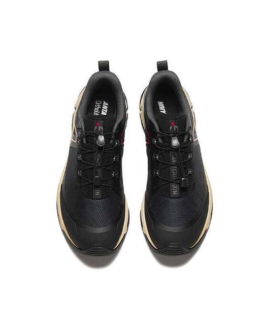 Anta Blue Hiking Shoes for men