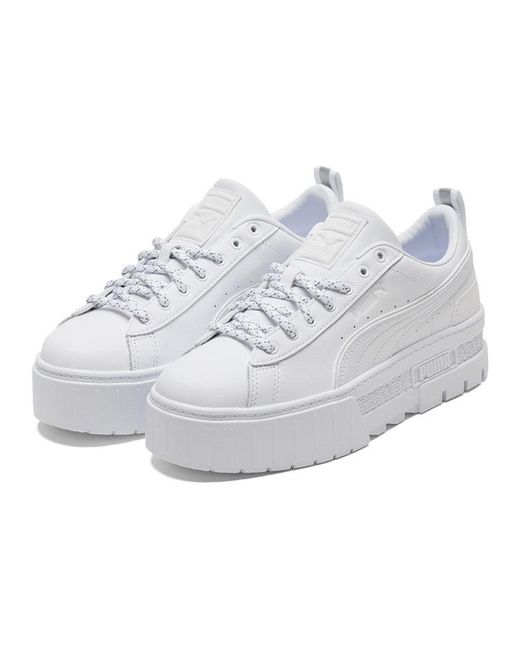 PUMA White (Wmns) Mayze 'Reflective