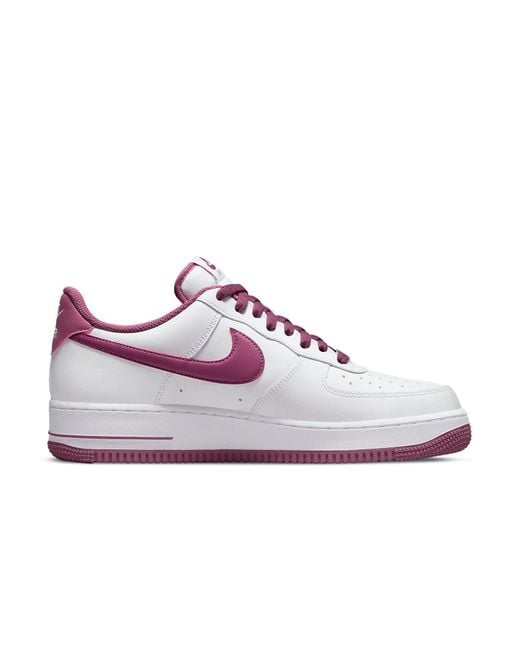 Nike White Air Force 1 '07 'Light Bordeaux' for men