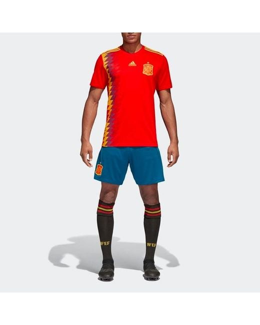 Adidas Blue Rfcf Training Shorts Marine' for men