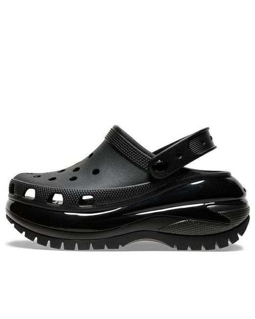 CROCSTM Black Mega Crush Clog for men