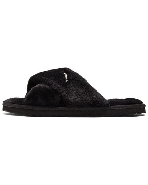 PUMA Black (Wmns) Fluff X Strap Slide