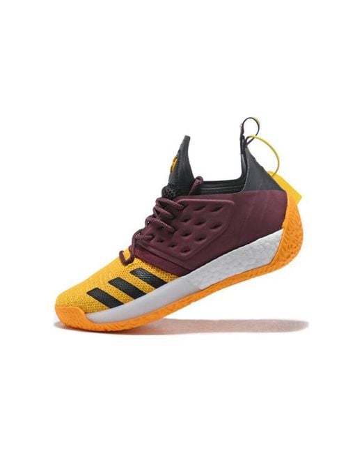 Adidas Brown Harden Vol2 Arizona State 2 for men