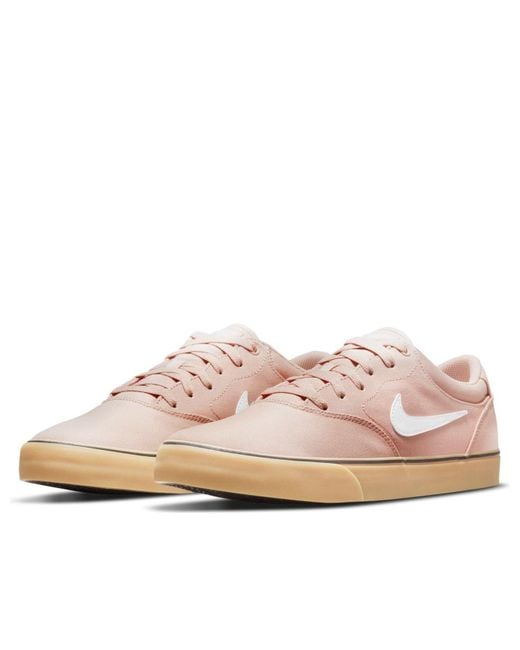 Nike Pink Chron 2 Canvas Sb Oxford' for men