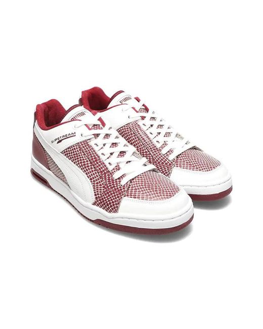 PUMA White Slipstream Low Vtg Mij Snake Cordovan for men