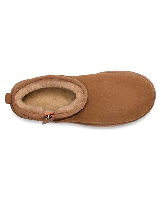 Ugg Brown Classic Ultra Mini Zip Boot 'Chestnut Soda' for men