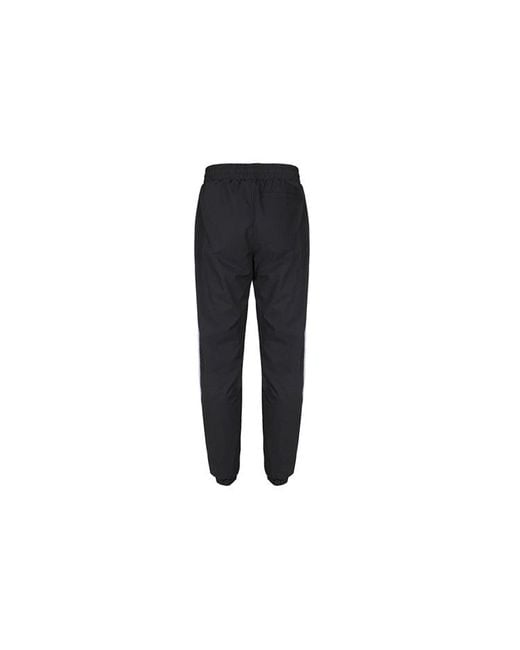 Adidas Black Neo Woven Athleisure Casual Sports Long Pants for men