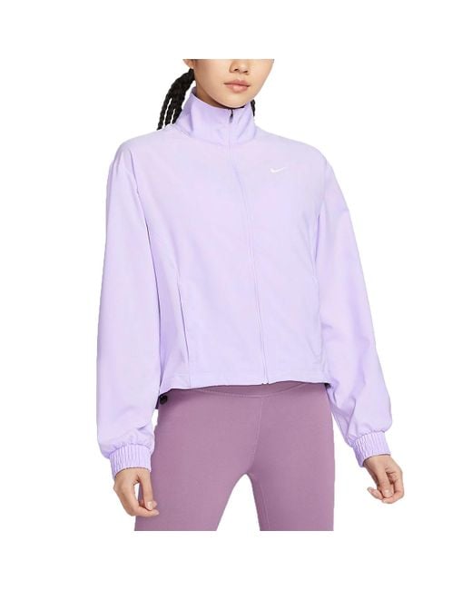 Nike Purple (Wmns) Dri-Fit One Jacket (Asia Sizing)
