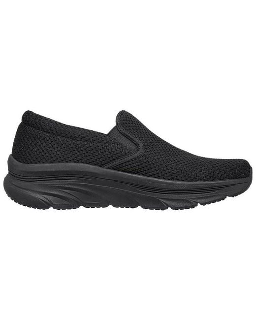 Skechers Black Dlux Walker Murlino 'Pure' for men
