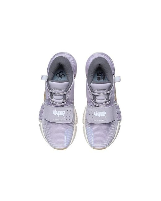 Li-ning Blue (Wmns) No Boundaries X Training Shoes 'Lilac'