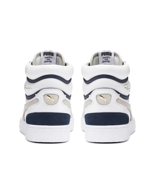PUMA White Ralph Sampson Mid Retro 'Og' for men