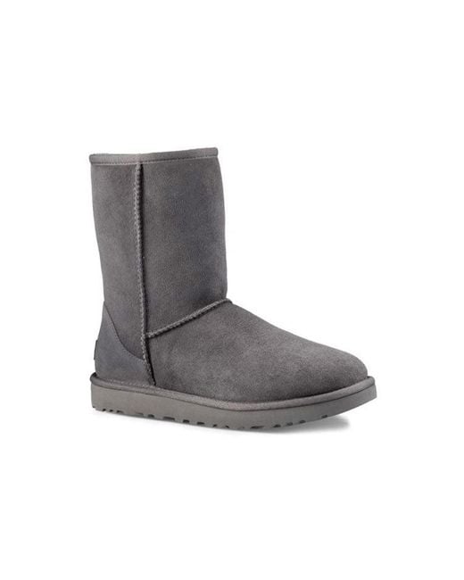 Ugg Black (Wmns) Classic Short Ii Fleece Lined