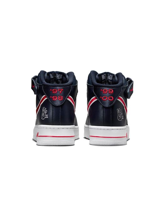 Nike Blue (Wmns) Air Force 1 Mid 'Houston Comets Four-Peat'