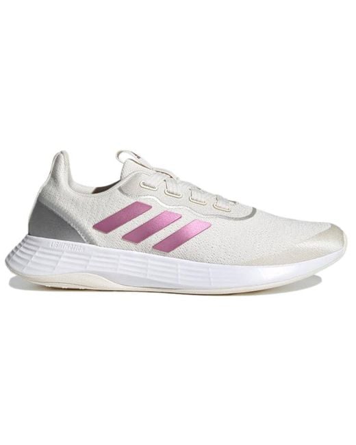 Adidas White (Wmns) Qt Racer Sport 'Chalk Cherry Metallic'