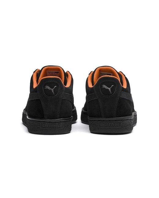 PUMA Black Suede Classic Tonal Nu Skool for men