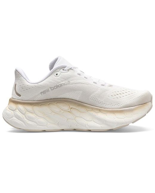 New Balance White (Wmns) Fresh Foam X More V4 Metallic'