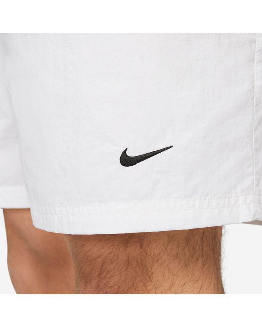 Nike White Solo Swoosh Woven Shorts for men