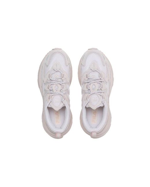 Fila White Tenor City Low Chunky Sneakers