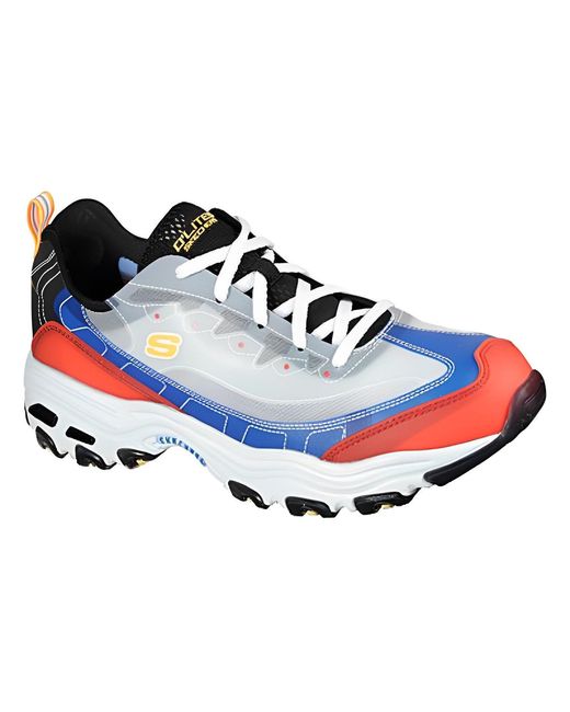 Skechers Blue D'Lites 1.0 Low-Running Shoes for men