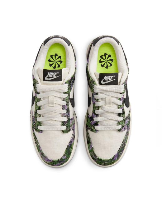 Nike Black (Wmns) Dunk Low Next Nature 'Floral Tapestry'
