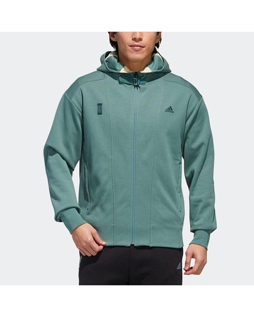 Adidas Blue Wj Htt Casual Sports Jacket for men