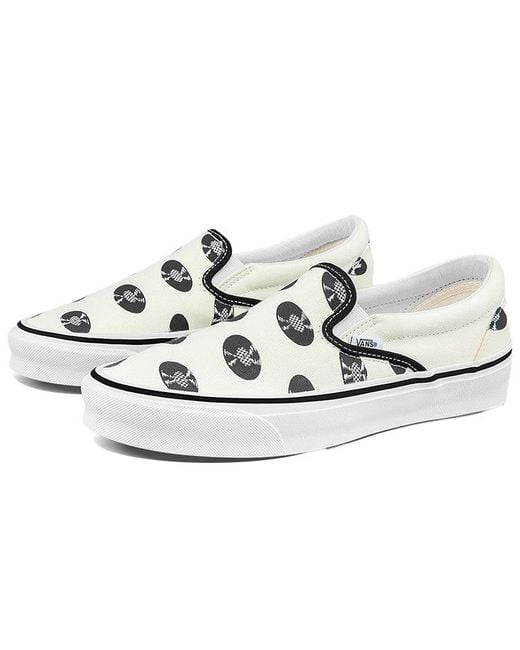 Vans White Wacko Maria X Og Classic Slip-On Lx Records' for men