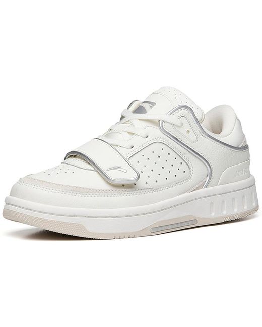 Anta White (Wmns) Skateboarding Series Sneakers