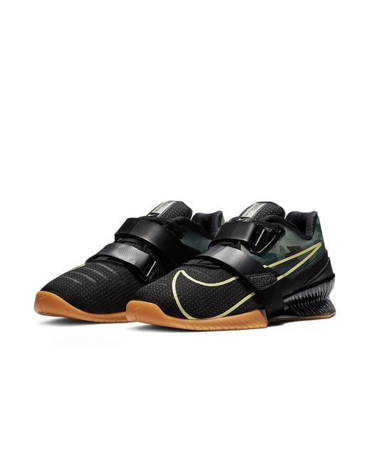 Nike Black Romaleos 4 'Camo' for men