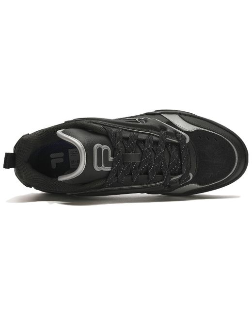 Fila Black Desperado Low Top Shoes for men