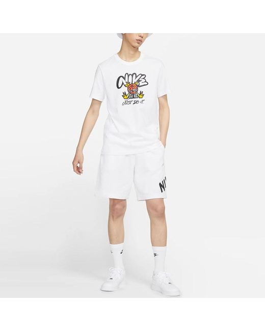 Nike White As Sportswear Ss Tee2 for men