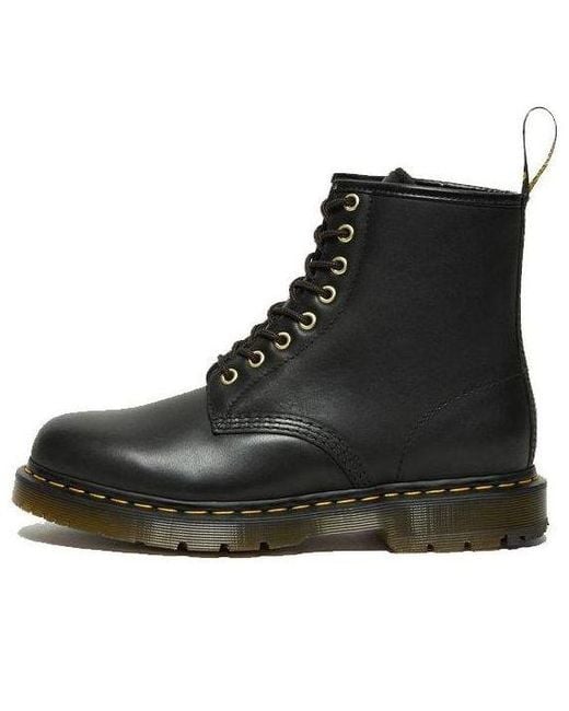 Dr. Martens Black 1460Dm's Wintergrip Leather Ankle Boots 'Blizzard Wp'